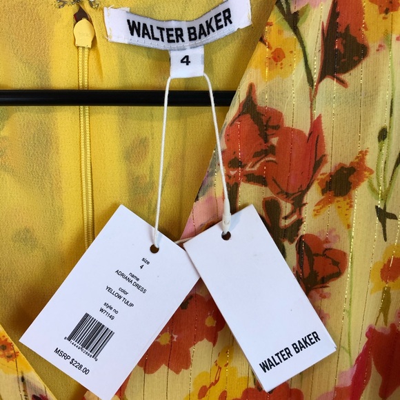 Walter Baker Adriana Floral Puff Sleeve Mini Dress - Picture 9 of 11